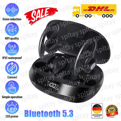 Bluetooth 5.3 Kopfhörer In Ear Kabellos TWS Sportkopfhörer IPX-5 mit Mikrofon