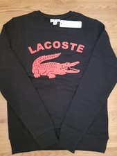Lacoste Crocodile Logo Sweatshirt  Black