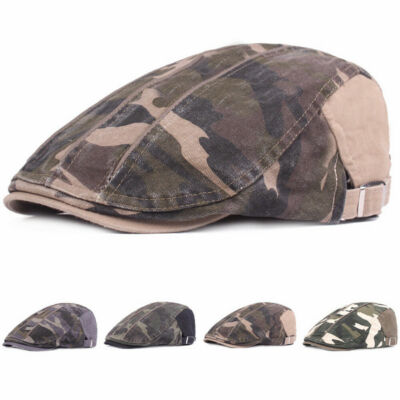 Driving Cap Adjustable Beret Hat 