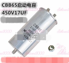 Compressor Start Capacitors Motor Capacitor With Bolt And Nut CBB65 450VAC