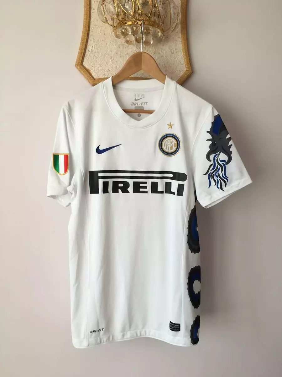 perdí mi camino Egoísmo izquierda INTER MILAN ITALY 2010 2011 AWAY FOOTBALL SOCCER SHIRT JERSEY NIKE MAGLIA  DRAGON | eBay