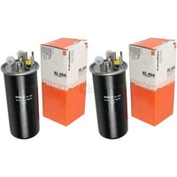 2X Mahle / Knecht Kraftstofffilter KL 454 Fuel Filter FüR Audi A6 Allroad 4FH C6