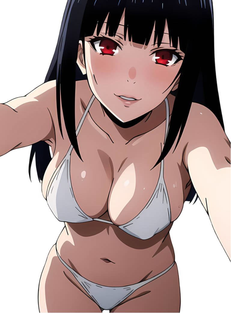 Autocollant Voiture Kakegurui Yumeko Bikini - 6 Pouces - Anime Waifu Résistant