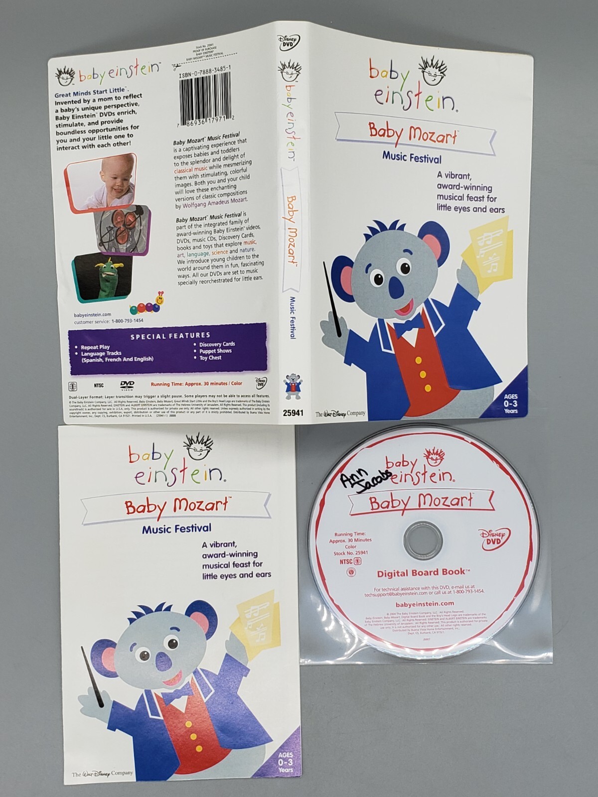 Baby Mozart Music Festival Vhs