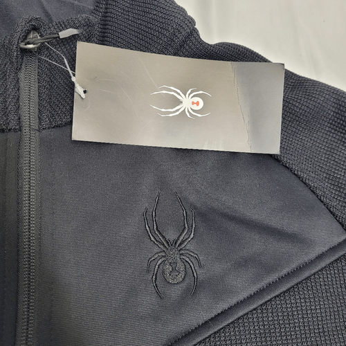 NEW Spyder black and red Verger 1/4 zip Outbound Stryke jacket pullover M - Picture 5 of 12