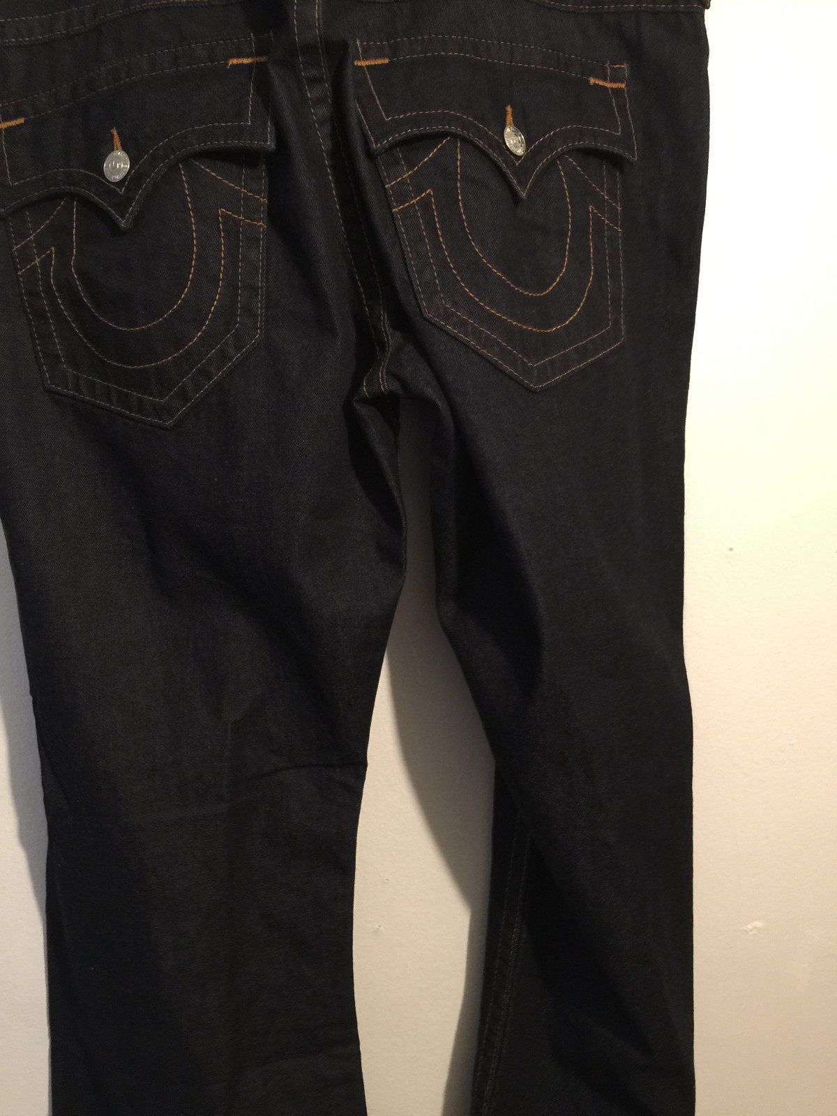 True Religion Brand Jeans Straight 40 Designer Dark Blue Men 