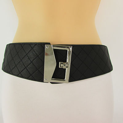 Moda Donna Elasticizzato Cintura Fianchi Vita Colore Nero - Foto 8