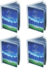 4 Packs 6 Page Wallet Insert Plastic Credit Card Holder Wallet Credit Card Sleev