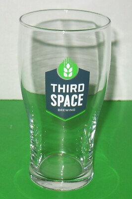 Third Space Brewing Tulip Pint Beer Glass Milwaukee Wisconsin Craft Brew