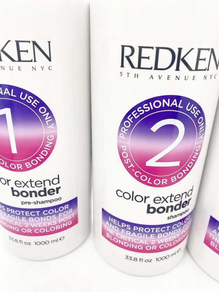 REDKEN Color Extend Bonder Pre-Shampoo, Shampoo And Conditioner 33.8 oz. Each - Image 3 of 4
