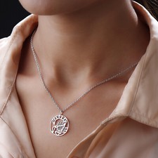 Scorpio Zodiac Star Sign Pendant Necklace in 925 Solid Sterling Silver 7.5 Grams