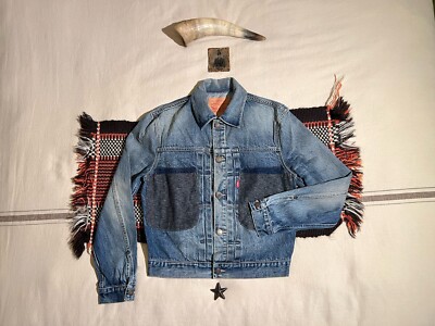Levi's Type 2 Trucker Jacket M LVC-ish Factory Reworked Rare Sample 2014 42''