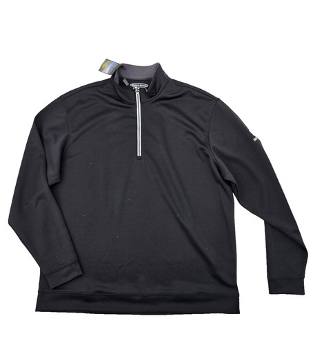 PEBBLE BEACH GOLF LINKS adidas Men's M 1/4 Zip Pullover Climaproof