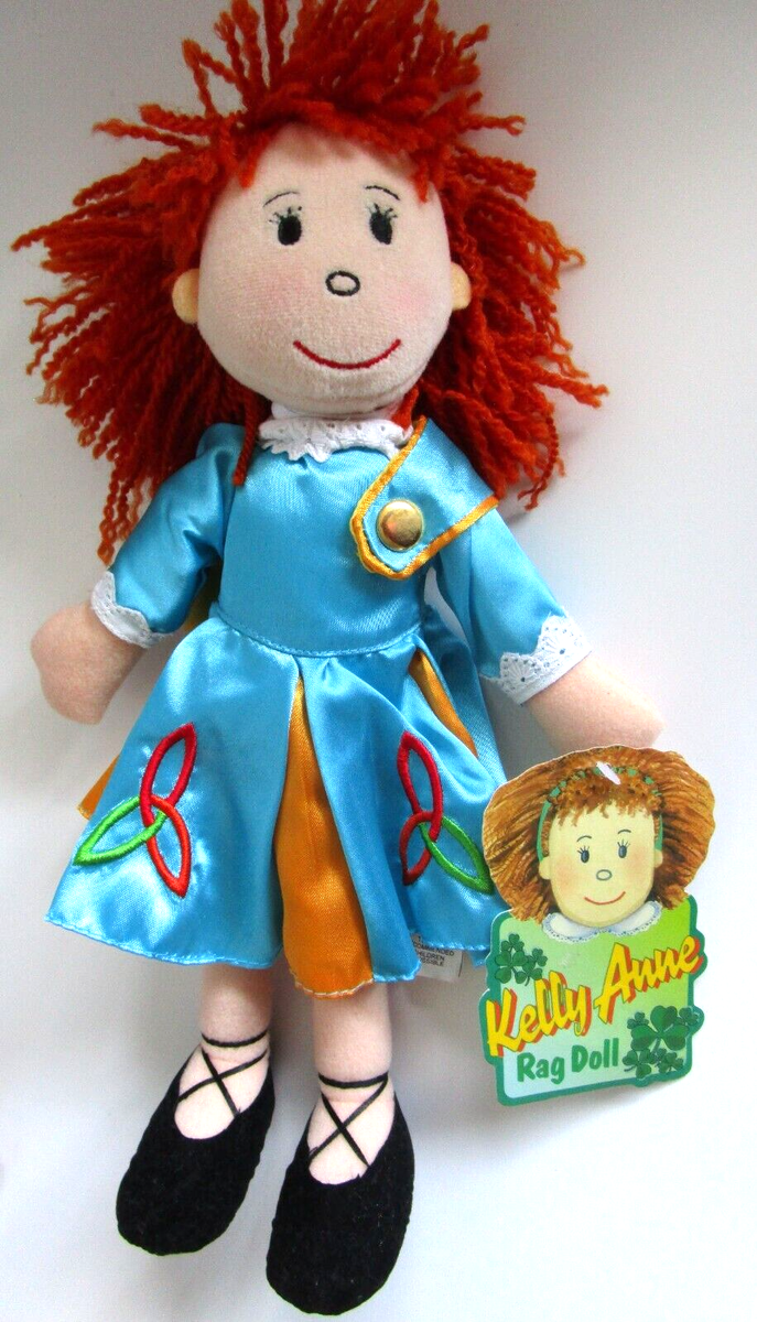 doll with red hair and blue dress Rosalina Holly Red Haired Doll with Blue Roselle Bishop & Pigtails main image 0