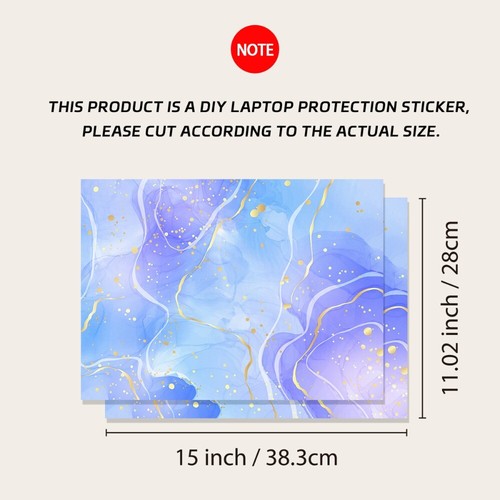 DIY 15 Zoll Laptop-Aufkleber Skins Kreativ Ultra book Decorate Decal Universal - Photo 10/15