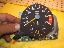 Mercedes Late W124 E500 E420 8 Cyl Vdo Tech Clock Cluster Genuine Oem 1 Gauge