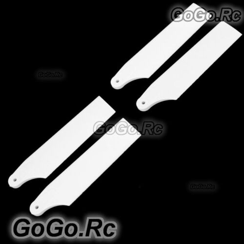 4 Pcs Tail Rotor Blade For Align Trex 450 PRO Sport V3 White Heli RH45035-03x2 - Picture 1 of 4