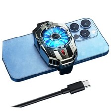 TRILINK Phone Cooler for Gaming, Universal Phone Cooling Fan with Two Black