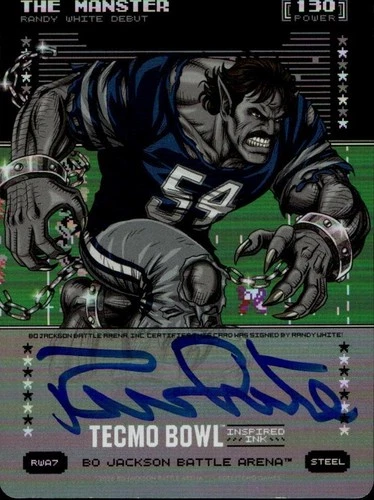 2026 Battle Arena Tecmo Bowl #RWA7 The Manster Inspired Ink Battlefoil