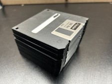 Lot of 20 Imation 3.5  Black Floppy Disks 1.44MB 2HD IBM Tested  Formatted
