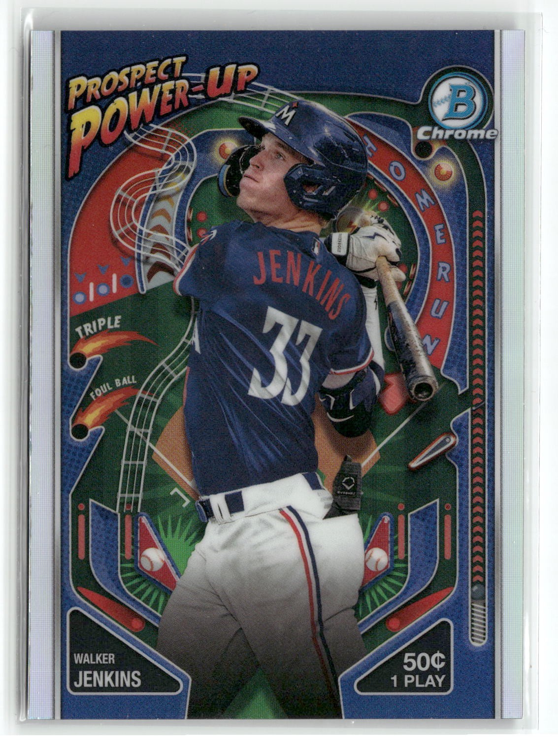 2024 Bowman #PP-1 Walker Jenkins Prospect Power-Up Minnesota Twins