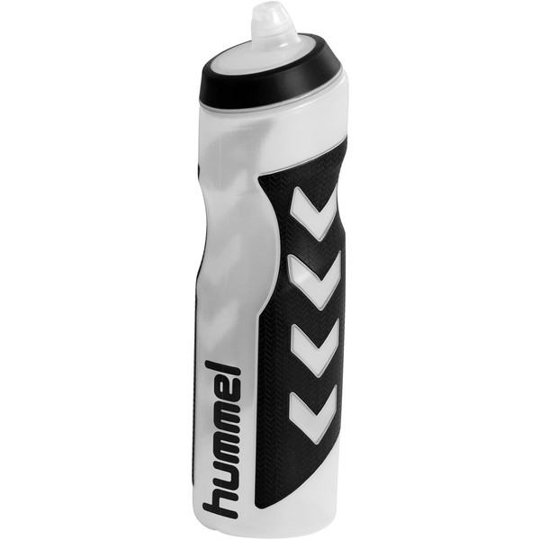 Hummel Trinkflasche Schwarz Wasserflasche Flasche 600 Ml Sportflasche Weiß-image