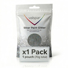 Valspar Silver Glitter Paint Additive 70g – x1 Packs