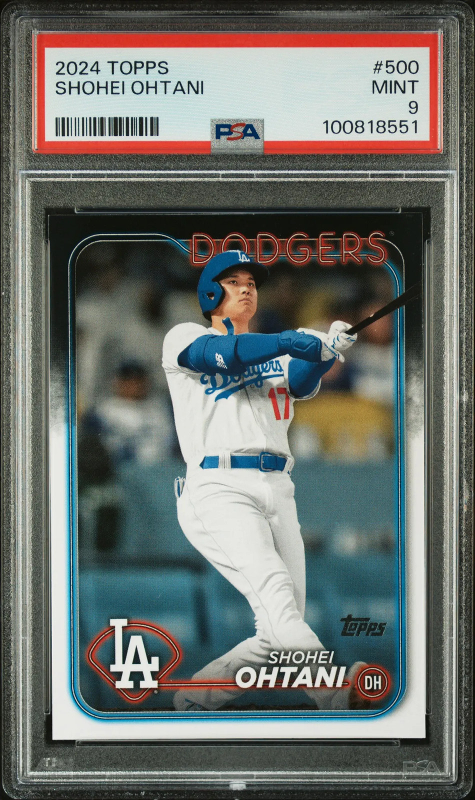 2024 Topps Shohei Ohtani #500 PSA 9