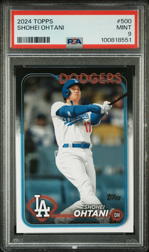 2024 Topps Shohei Ohtani #500 PSA 9