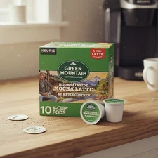 Green Mountain Coffee Roasters Mountainside Mocha Latte One Step Latte Keurig...