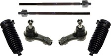6 Pc Front Steering Kit Tie Rod Linkages And Rack And Pinion Bellow Boots 6 Pc Front Steering Kit Tie Rod Linkages And Rack And Pinion Bellow Boots