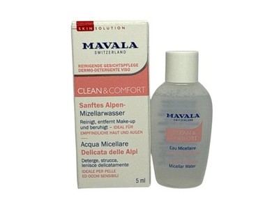 Lot of 10   Mavala Clean & Comfort Alpine Softness Micellar Water 5ml Each  