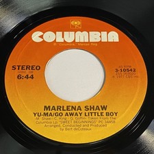 Marlena Shaw: Yu-Ma / No Deposit, No Return 45 - Columbia - Disco