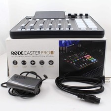 OPEN BOX GOOD RODE RODECaster Pro II Integrated Audio Production Studio Bla