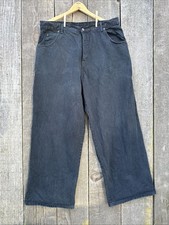 Vintage Solo Wide Leg Baggy Jeans Made in USA Size 40x31.5 Y2K Skater