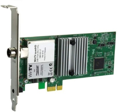 WinTVquadHD 01607 HD PCIExpress Card DVBT/T2 and DVBC, up to four different...
