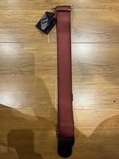 D'Addario 2" Premium Red Woven Guitar Strap 50PRW01 New With Tag