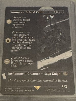Summon: Primal Odin (Borderless) Final Fantasy Regular
