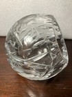 VINTAGE CUT GLASS PAPER WEIGHT MINT COND  — photo 1