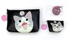 Chi's Sweet Home Kitty Cat Pouch Bag Coin Purse Strap