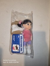 RARO DISNEY STORE Pixar Monsters Inc. Boo & Little Mikey Peluche 5.5" Muñeca con ETIQUETAS