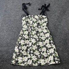 ALICE + OLIVIA MaryAnn Mini Dress Women's Size 4 Moonlight Floral