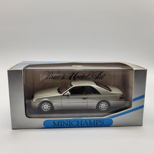 1/43 Pauls Minichamps Mercedes-Benz 600 SEC coupe V12 in Smoke Silver W140 body