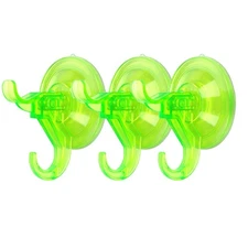 Antimbee 3 Pack Suction Cup Hooks, Clear Suction Cup Hanger, Removable Small ...