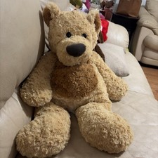 Toys R Us Exclusive Geoffrey Teddy Bear Stuffed Plush Toy 2013 Brown Tan 23" 24"