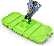 Weighted Pool Vacuum Head with Brush Flexible for Inground Above Ground