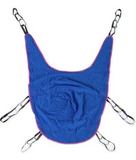 Drive Medical Divided Leg Patient Lift Sling w/ Head Support Medium 660 lb Blue