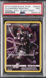 Armored Mewtwo SM228 Black Star Promo Holo