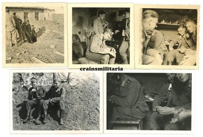 10x Genuine Photo 170th ID Radio Operator in Position ARABAT near Kerch Crimea Russia 1942