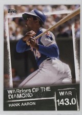 2020 Topps Warriors of the Diamond Hank Aaron #WOD-3 HOF 2u3